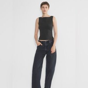 Aritzia Chill Filo Tank in Black